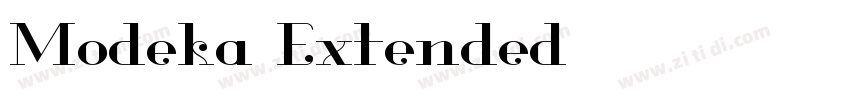 Modeka Extended字体转换
